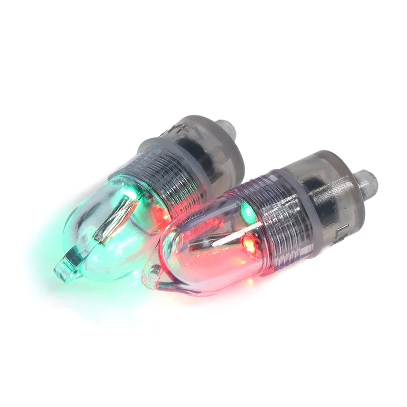 2pcs LED Night Fishing Rod Tip Light Smart Sensor Bite Alarm Lamp Fishing Bite Alarm Gear Accessories