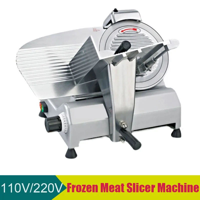 

Полуавтоматическая овощерезка для обработки свинины, говядины, козла, овощерезка для домашнего ресторана, машина для нарезки замороженного мяса