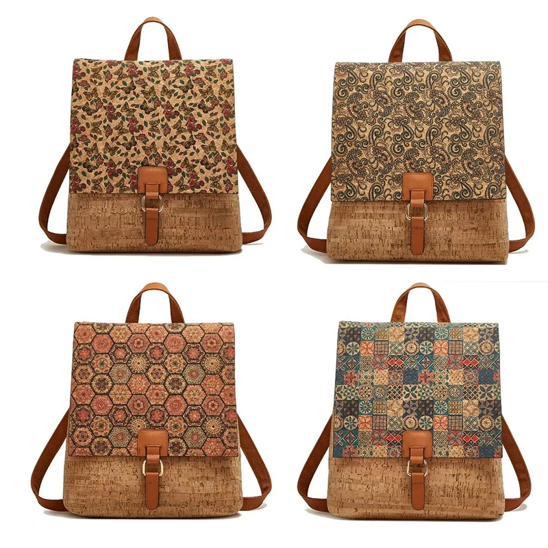 

Рюкзак с откидной крышкой в стиле ретро, женский рюкзак большой вместимости, модная школьная сумка для женщин, водонепроницаемая легкая дорожная сумка