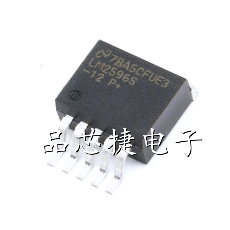 5pcs/Lot LM2596SX-12/NOPB Marking LM2596S-12 P+ TO-263-5 SIMPLE SWITCHER Low Component Count Step-Down Regulator