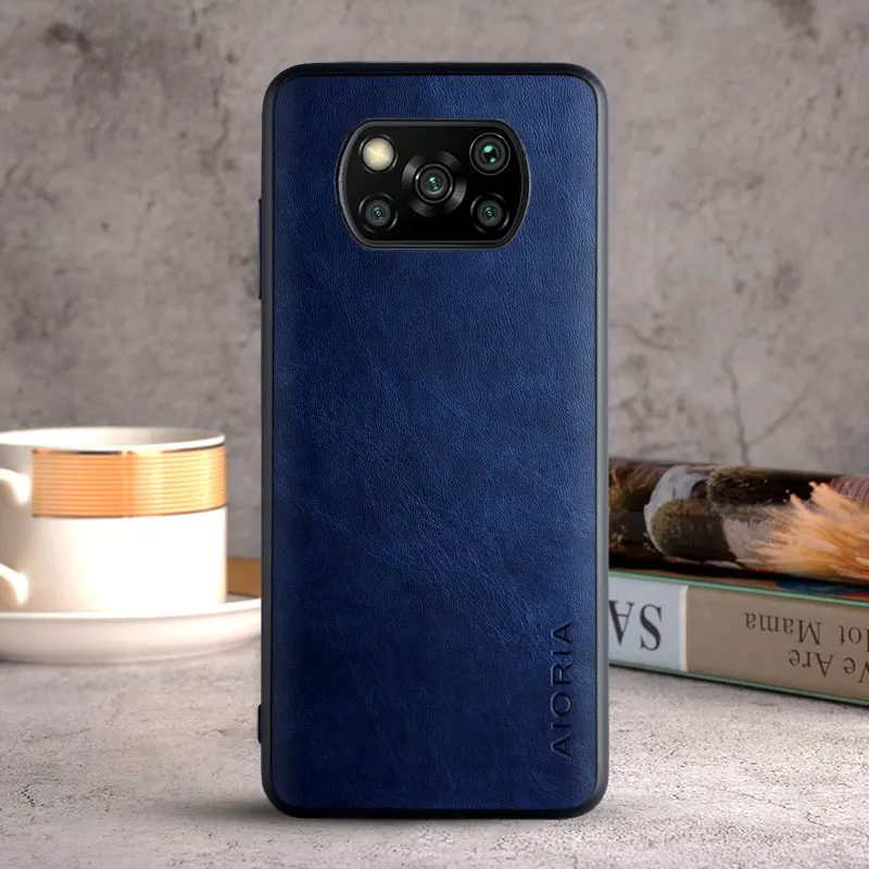 Phone Case for Xiaomi Poco X3 Pro NFC GT 5G coque Luxury Vintage leather Skin covers for xiaomi poco x3 pro case funda capa