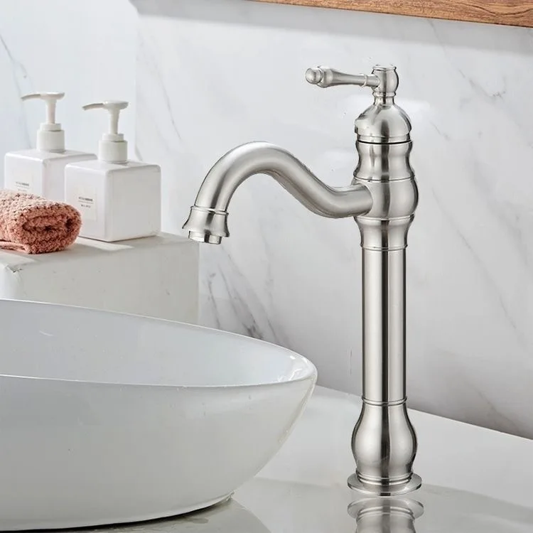 

Antique Bathroom Basin Faucet Brass Sink Faucet Mixer Hot Cold Single Lever Basin Faucet Mixer Tap Hot and Cold Sink faucet
