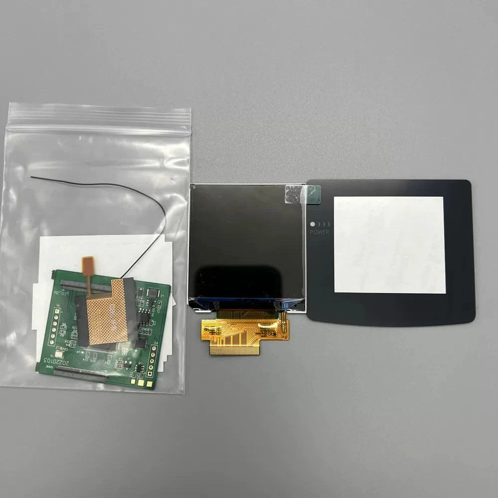 2.45 Inch LCD Display Modification Screen No Shell Cutting For Vintage Color Handheld Game Console Repair Parts
