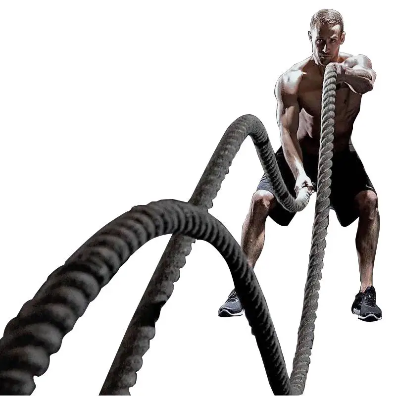 

Battle rope fitness throwing big rope household men's physical training strength rope slimming weight loss arm strength fighting