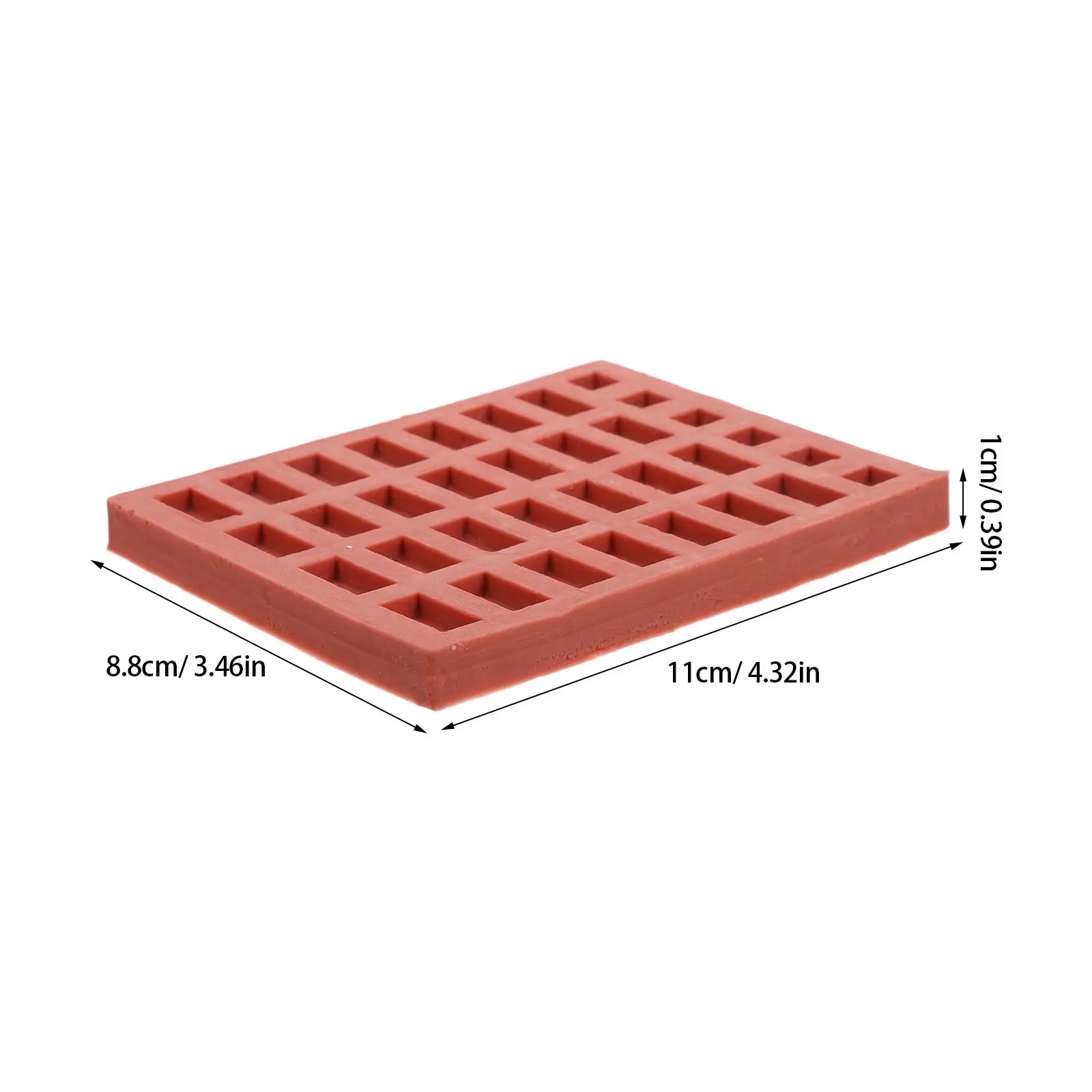 Mini Brick Silicone Mold Realistic Miniature Bricks for DIY House Craft Sand Table Accessories Simulation Brick Mold Modeling