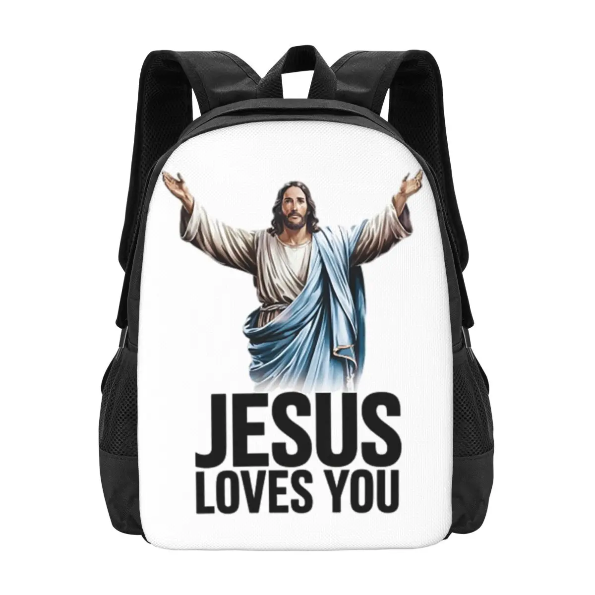

Рюкзак Jesus Loves You, горячая распродажа, вместительный рюкзак для мальчиков и девочек, школьная сумка, сумки на плечо для мужчин и женщин