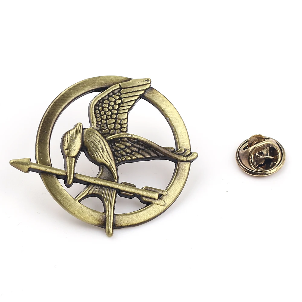 Hunger Games Mockingjay Retro Broche Neutrale Punkstijl Mode Europese En Amerikaanse Legering Trendy Sieraden Voor Kinderfeestgeschenken