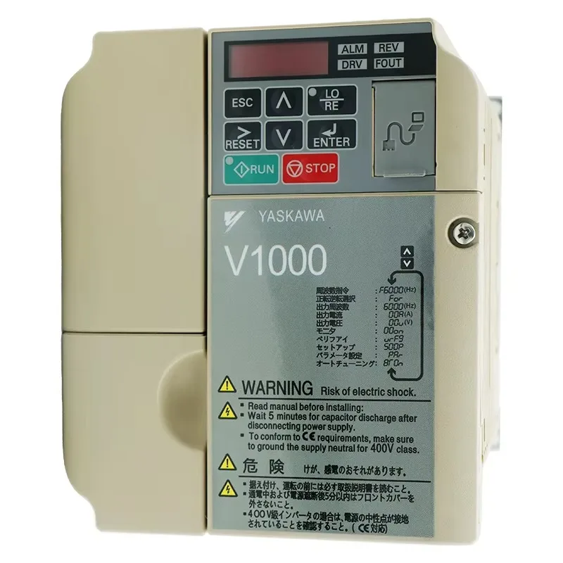 

New and Original CIMR-VUBA0010FAA 1-Year-Warranty CIMRVUBA0010FAA PRICE V1000 VFD Inverter AC Drive 2.2kW 3HP Single ph