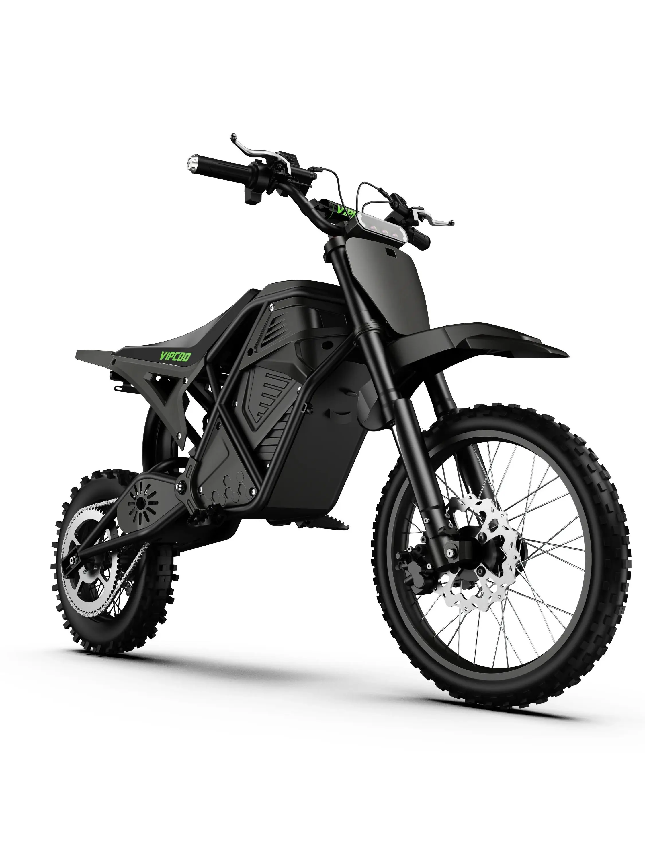 AliExpress VIPCOO Electric Dirt Bike 3500W Motor 48V 23AH Battery 63KM/H Max Speed 40-70KM Range Hydraulic Brakes Off Road Electric Bike