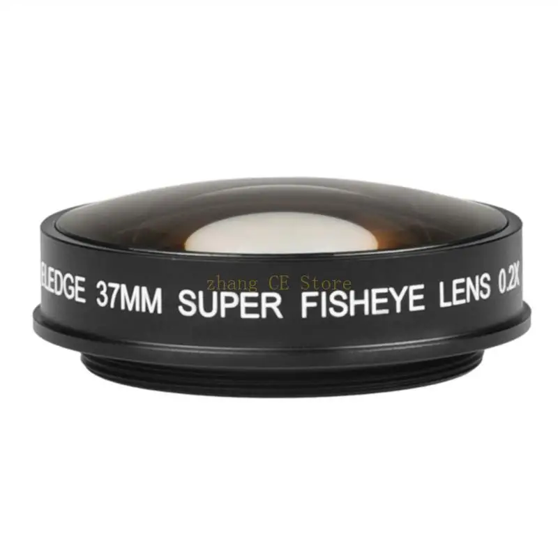 Wide Fisheye Lens 37mm Mount For Cinematic Perspective Tight Space Outdoor
