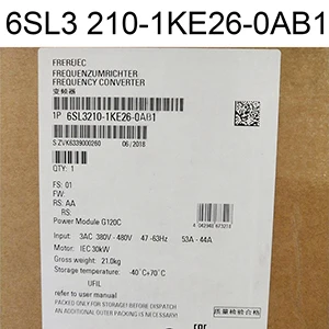 1PCS New  6SL3210-1KE26-0AB1 Module 6SL3 210-1KE26-0AB1 in box