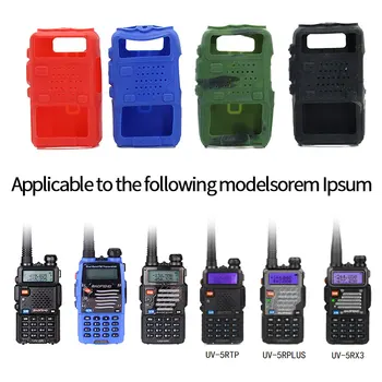 Silicone Rubber Cover Bumper Baofeng UV-5R Case Voor Twee Manier Radio F8 + Uv 5R UV-5RE DM-5R Walkie Talkie Uv5r accessoires