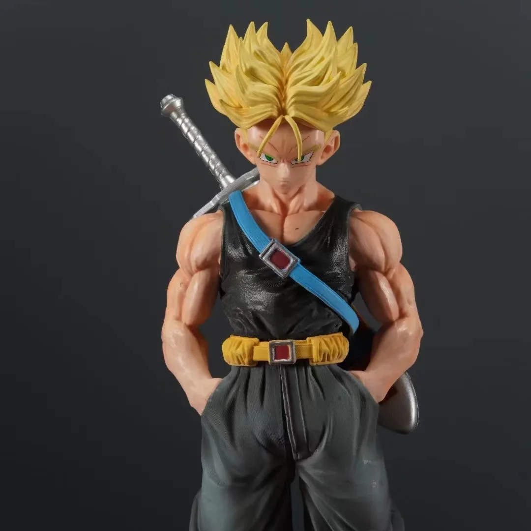 26cm Dragon Ball Z Trunks Anime Figure Super Saiyan Trunks Figure Future Pvc Model Statue Doll Collection Decoration Toys Gift image 4