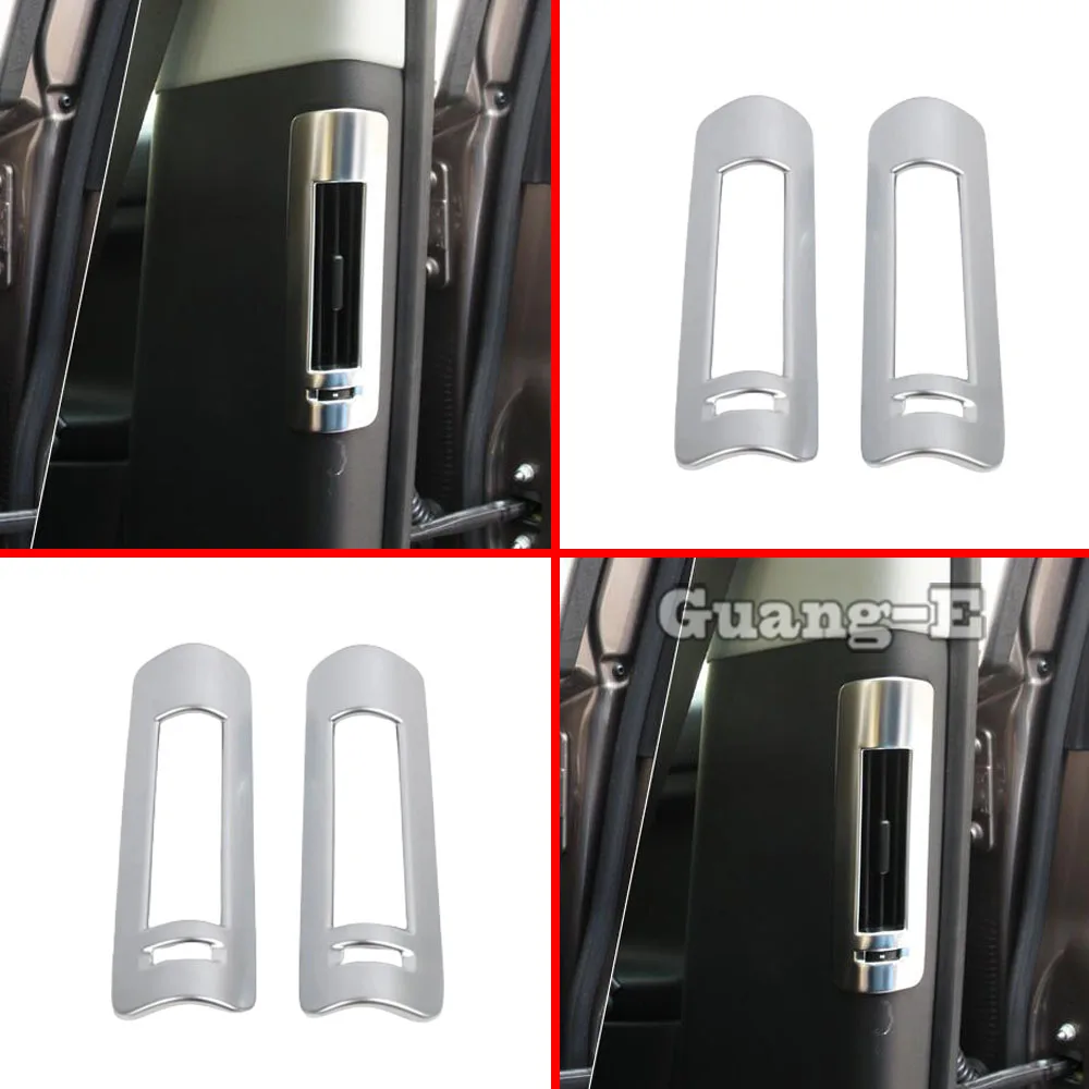 Columna B lateral para coche, salida de aire acondicionado trasera, moldura de marco de guarnición de ventilación para Land Rover Discovery Sport 2015 2016 2018 2018 2019