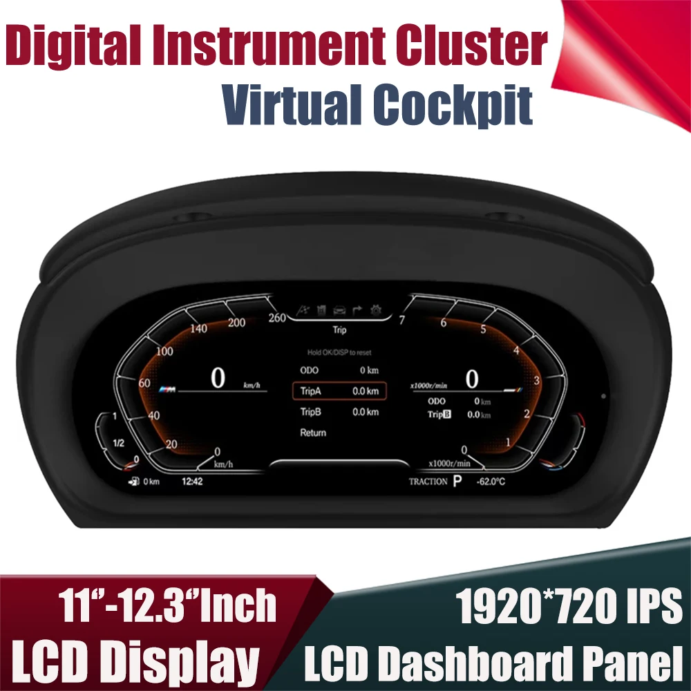 

11 Inch LCD Digital Virtual Cockpit Dashboard Speedometer Instrument Cluster Speedometer For BMW 3 Series E90 E91 E92 E93 M3 320