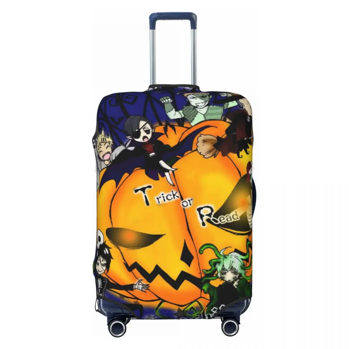 Juste de Protection artificiel astique et Imperméable pour Bagages d'Halloween, Accessoire de Voyage Anti-Poussière, 18-32 Pouces