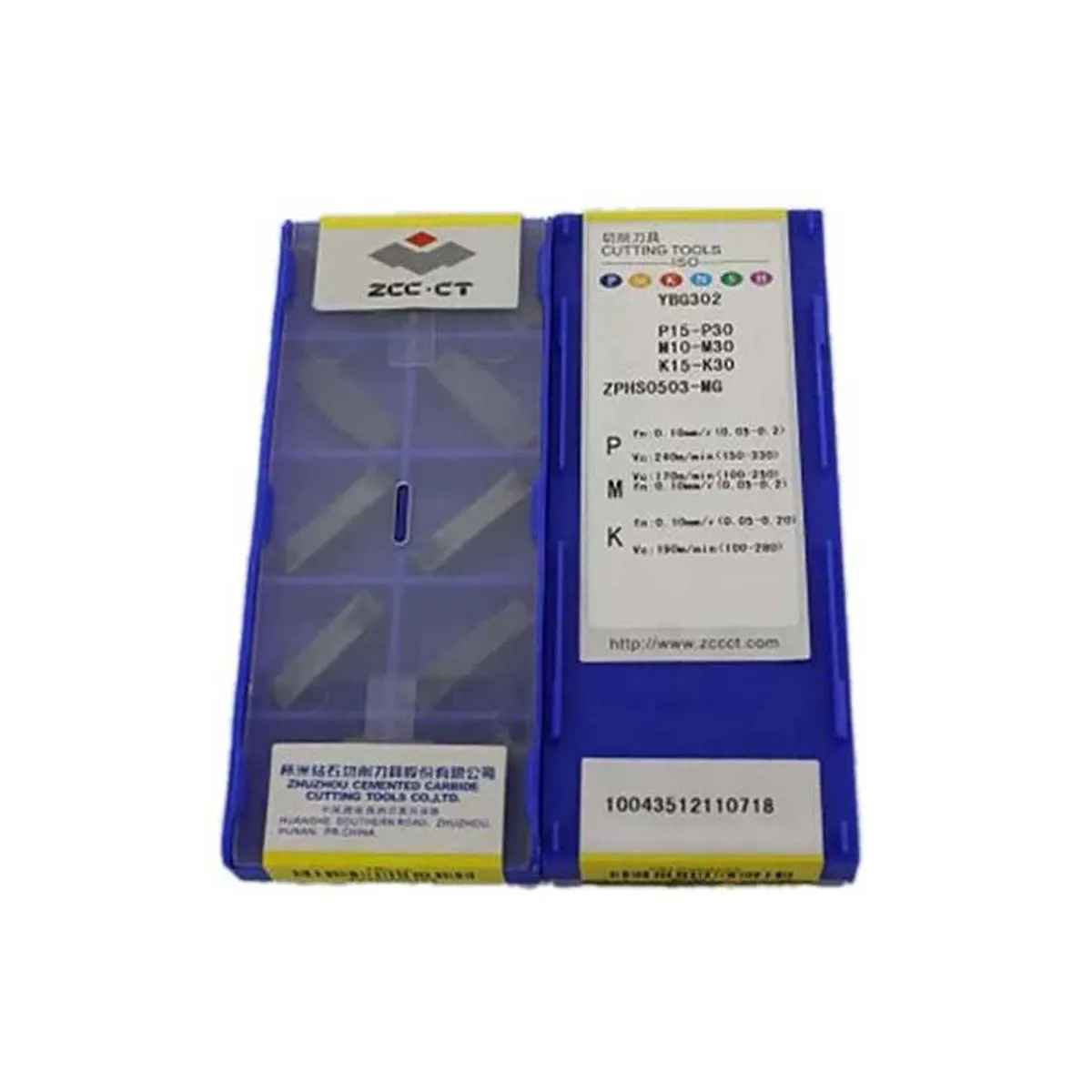 

ZCC CT 100% Original CNC Holder Grooving Tool Carbide Inserts ZPHS ZPHS05 ZPHS0503 MG YBG302 ZPHS0503 MG YBG202