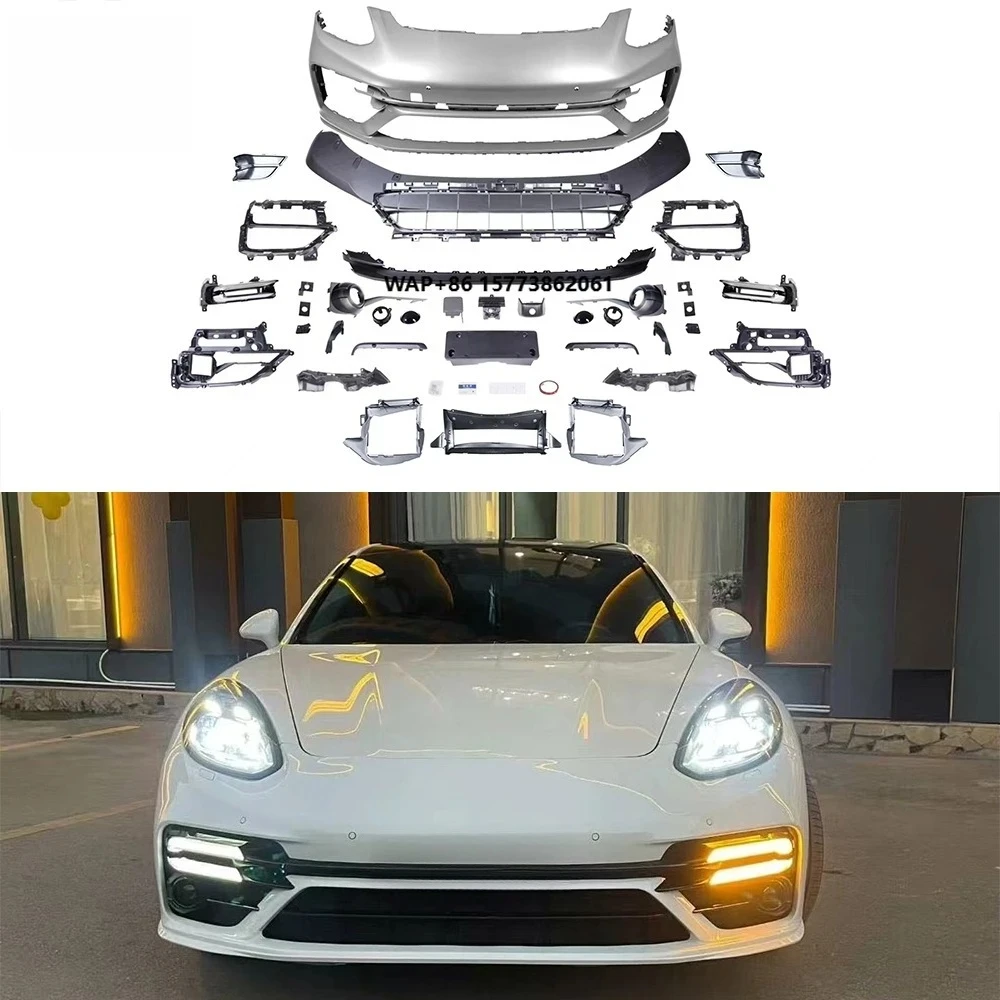 

Комплект для модернизации переднего бампера PP (полипропилен) для Porsche 970.2 2014-2016, обновление до 971.2 Turbo S