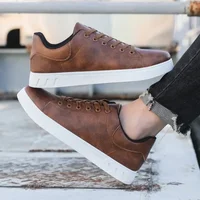 Mocassins en cuir style britannique pour hommes, chaussures décontractées, baskets plates classiques, nouvelle collection printemps été 3
