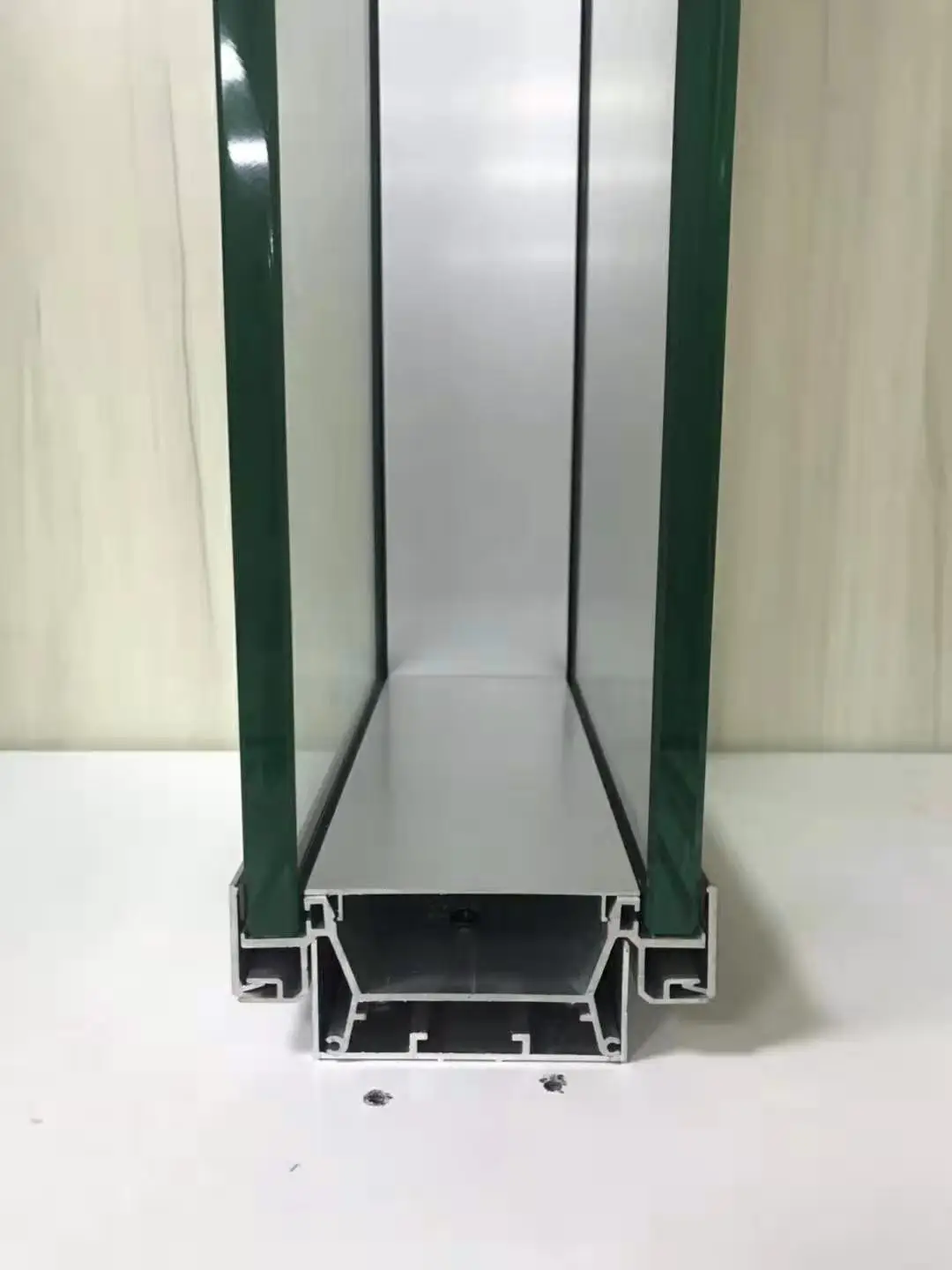التخصيص منتجات جديدة إطار الستار الألومنيوم الشركات المصنعة الزجاج التقسيم جدار الألومنيوم الشخصي #4
