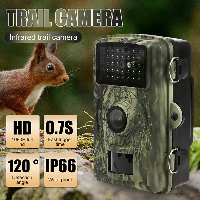 

Hunting Trail Camera 16MP 1080P 940nm Infrared Night Vision Motion Activated Trigger Security For Car Theft Prevention Camera