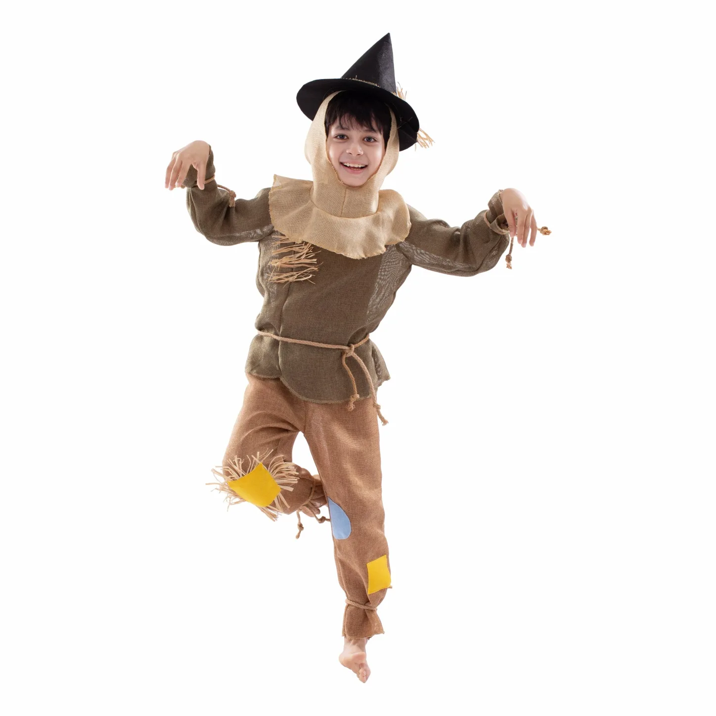 

New Halloween Carnival Costume For Kids - The Scarecrow From The Wizard Of Oz - Stage Performance Costume For Kindergarten Shows