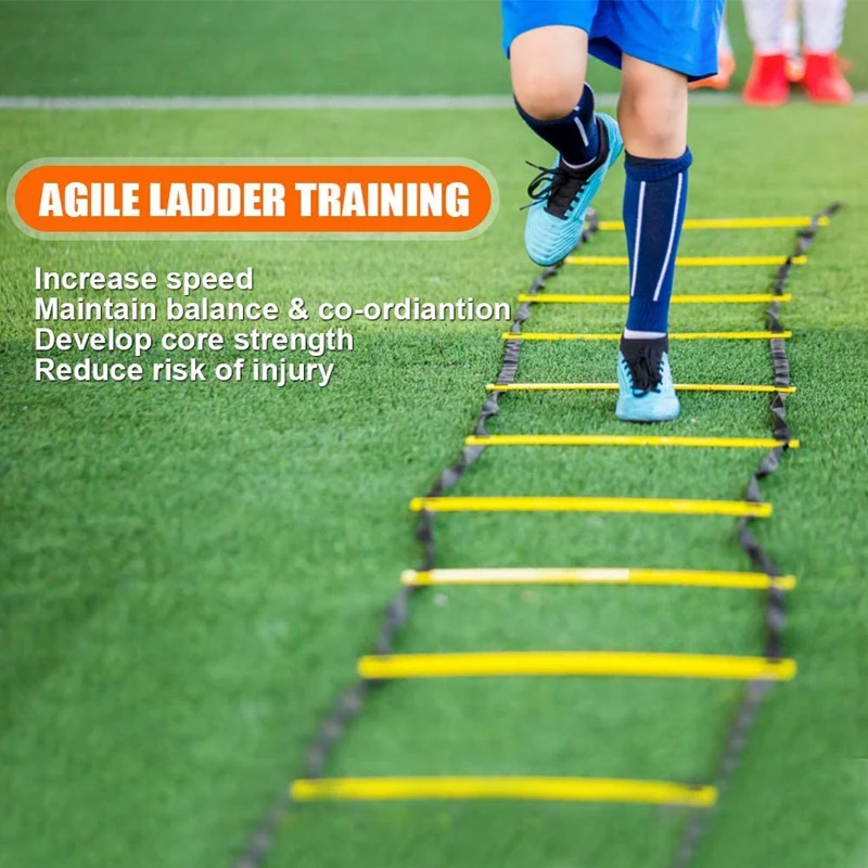 Sports Speed Agility Training Set Soccer Speed Training Agility Ladder Set For Football Basketball Rugby Track Field