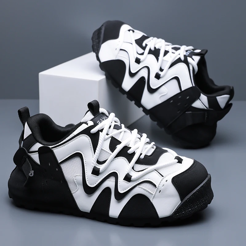 Men's Casual Sports Shoes Outdoor Lightweight Sports Shoe Mesh Breathable Hiking Shoe Outdoor Camping Shoe Walking Sports Sho