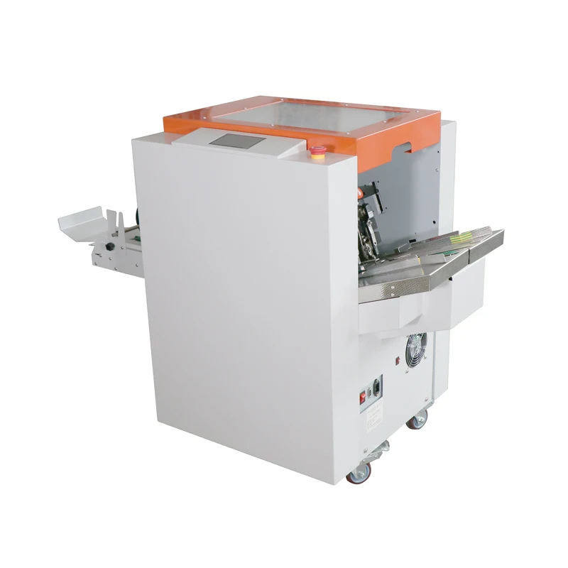 Heavy Duty Fully Automatic Paper Folder Machine SADDLE STITCH BOOKLET MAKER Paper Folding Machine with Automatic Function