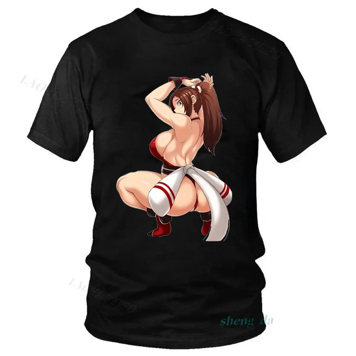 Kawaii Sexy Clothes for Boyfriends Gift Japanese Anime Hentai Otaku Men Women Unisex street fighter' Harajuku Waifu T-Shirt