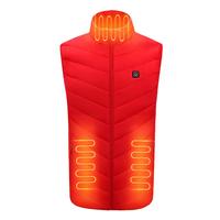 USB Heated Vest Electric Warm Heating Vest 9 Heating Zones USB Heating Vest For Men Women Smart Electric Lightweight Heated