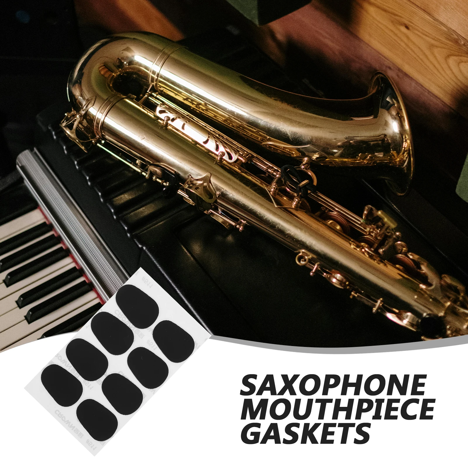 

80 Pcs Flute Head Mouthpiece Gasket Saxophone Accessories Mouthpieces Pad Cushion Parts Patch