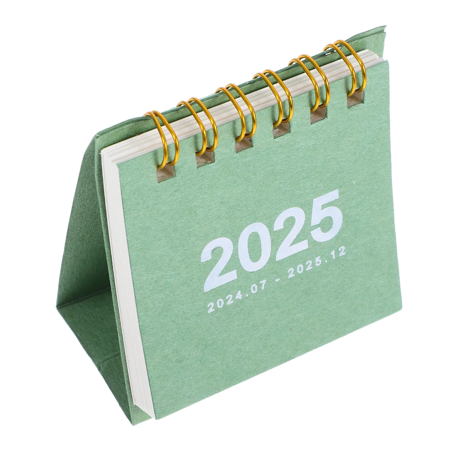 

2025 Mini Desk Calendar Compact Desktop Calendar for Office Classroom Dorm Decor Functional Flip Over Design Personalized