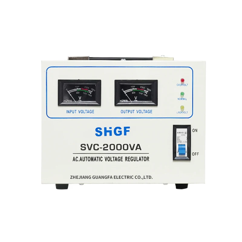 

SVC-2000VA Single Phase Automatic AVR Voltage Regulator Stabilizer AC Product