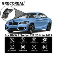 GRECOREAL 4K Dash Cam Front and Rear 2160P WiFi Car Dual Dashcam APP Control Plug Play Compatible with BMW 2 Series F22 F23