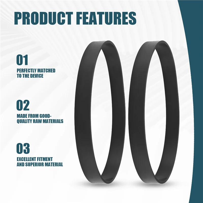BAAN-2 шт. сменный трансмиссионный ремень для вертикального пылесоса Bissell 7, 9, 10, 12, 14, 3031120 и 32074