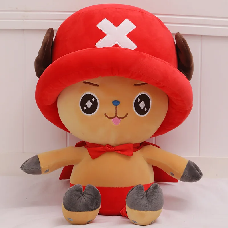 Figura de Anime de una pieza, muñeco de peluche de Tony Chopper de 35cm, 4 estilos, decoración de dormitorio para niños, regalo de Navidad