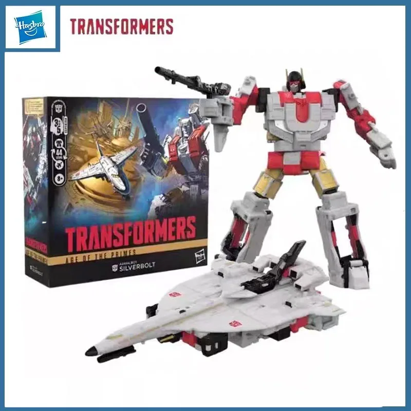

Hasbro Genuine Transformers Leader Era Buddha Generation Commander Level Silverbolt Action Figure Toys for Boys Girls Kids Gift