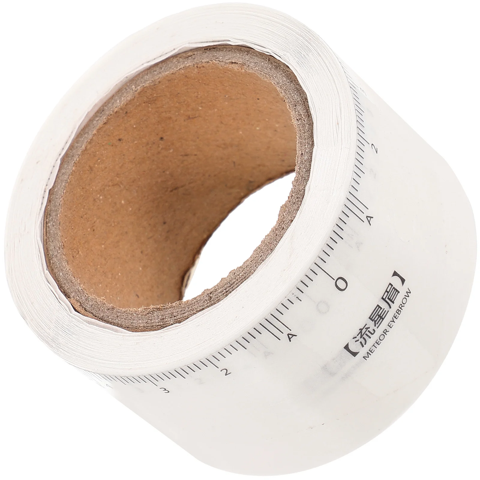 1 Rolle Augenbrauen-Maßband, PVC, langlebig, Positionierung, Augenbrauen-Linienmarkierung, symmetrisches Augenbrauen-Schablonen-Former-Werkzeug
