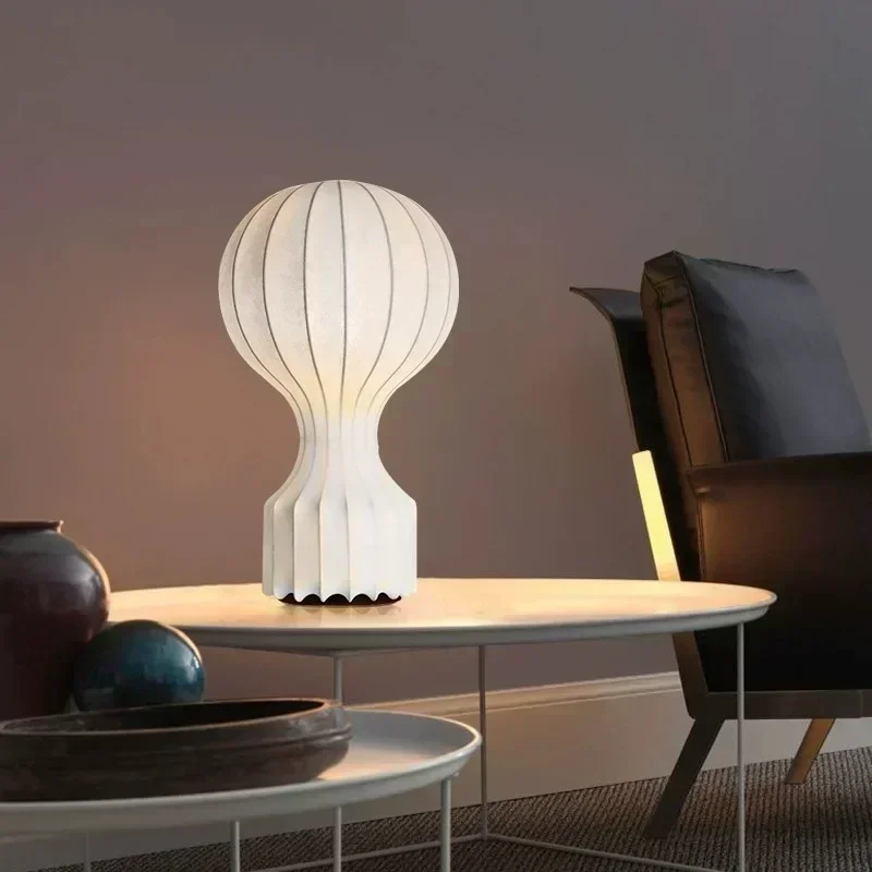 Silk Balloon Floor Light Italian Designer LED Table Light Desk Light for Living Room Bedroom