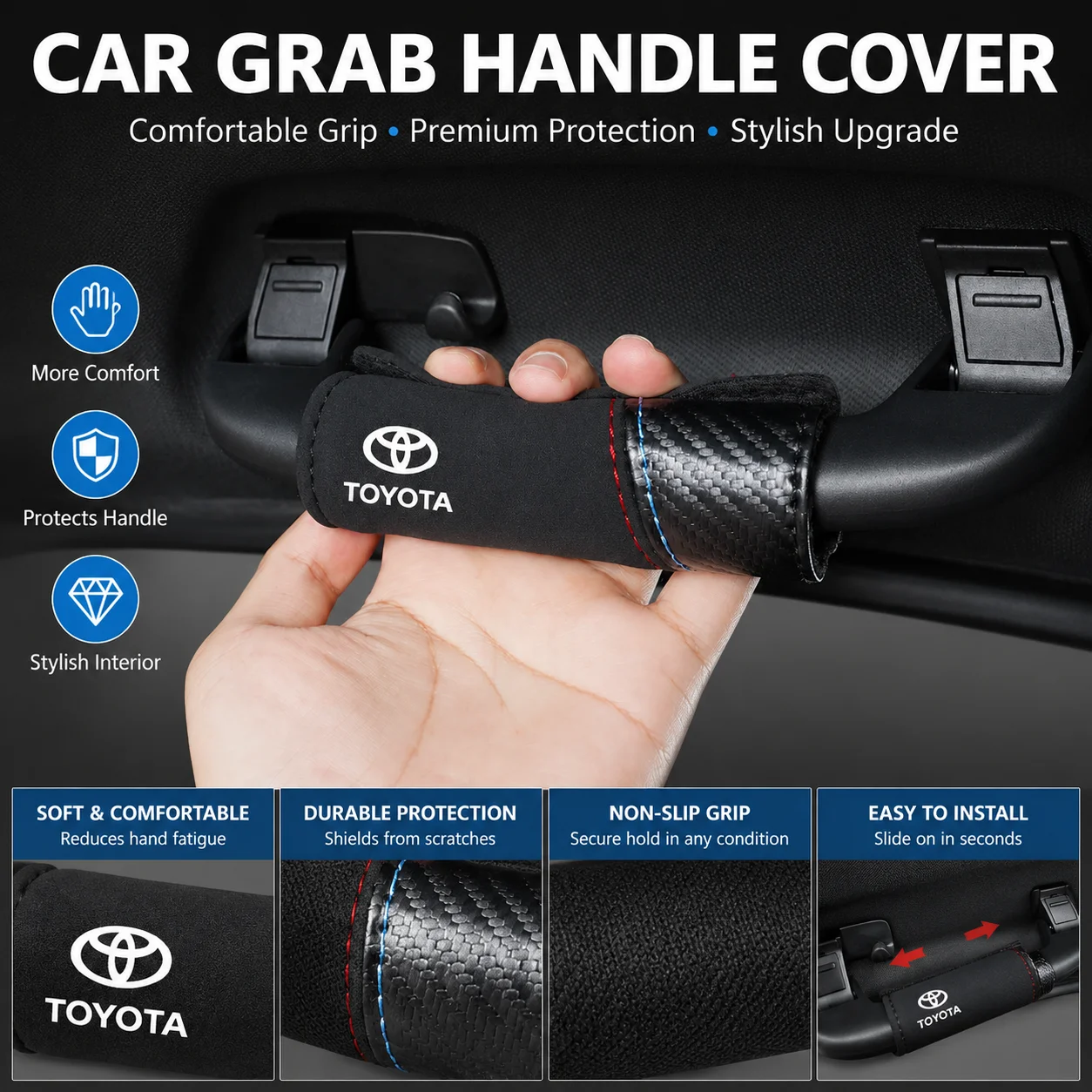 Leather Driving Glove - 1/2 piezas de cubierta protectora para