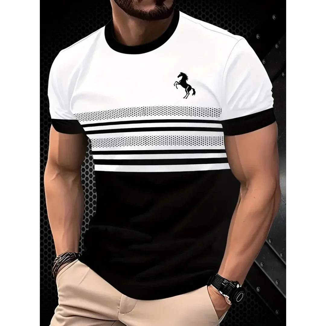 Sommer Herren T-Shirt Mode Harajuku Rundhals Atmungsaktiv Sport 100% Polyester Lässige Oberteile 3D-Druck Harajuku Acid Neue T-Shirts