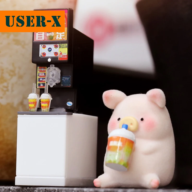 

USER-X Canned Pig LuLu Convenience Store Series Blind Box Toys Anime Animal Figures Doll Cute Girl Birthday Gift Story