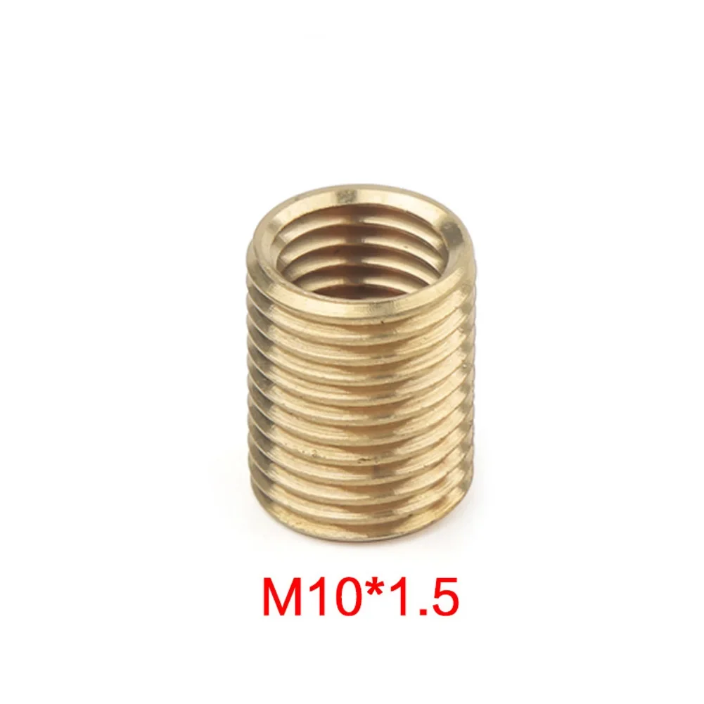 3pcs Gear Shift Knob Head Thread Adapter Alloy Nuts Insert Kit Size: M10x1.5/M10x1.25/M8x1.25 Applicable To M12x1.25 Shift Knob