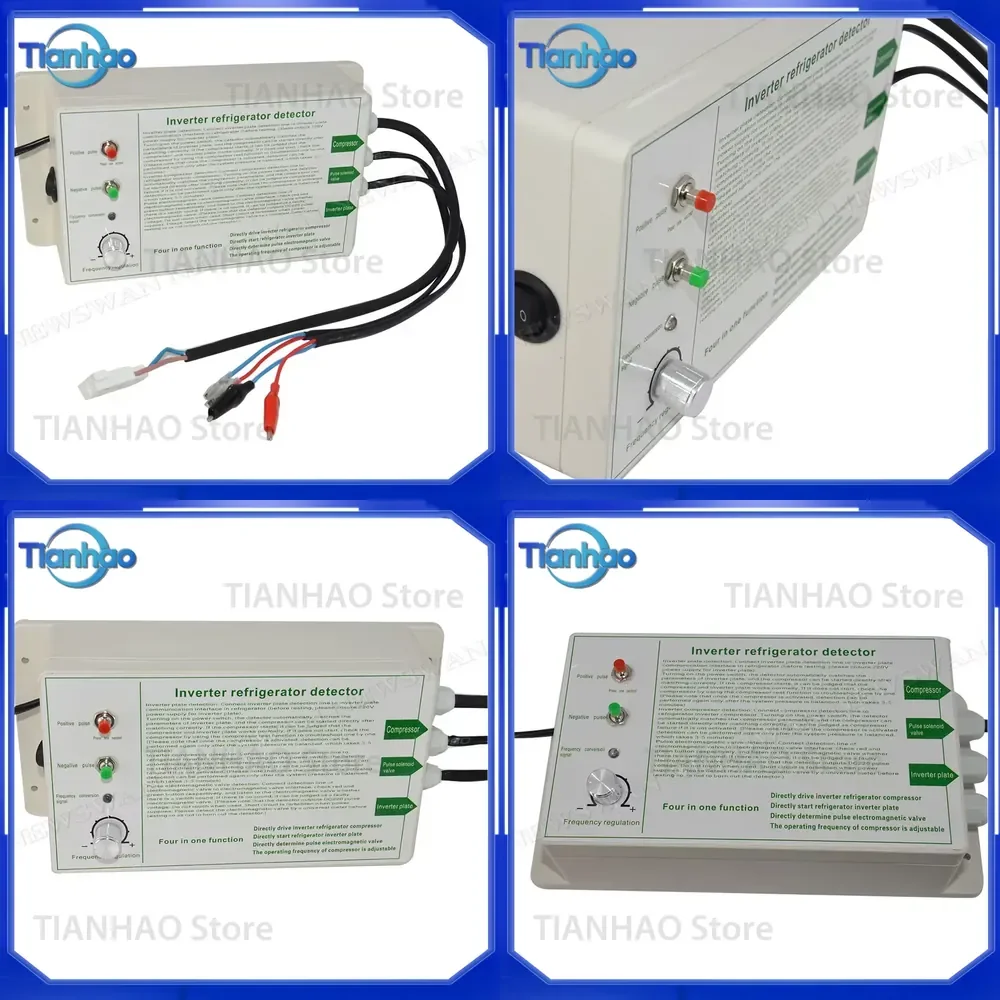 4 in 1 Frequency Conversion Refrigerator Compressor Tester for Inverter Refrigerator Repair Tool Pulse Solenoid Valve Fault