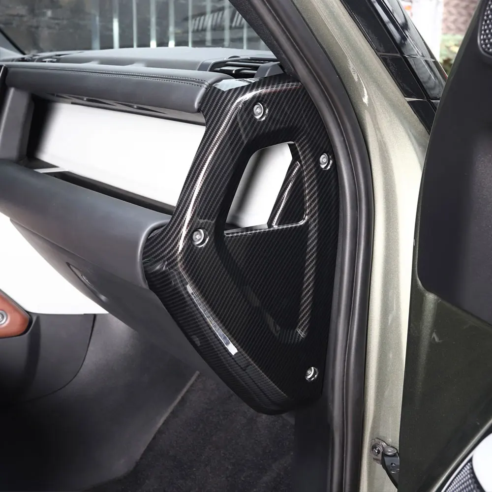 لاند روفر ديفندر 2020-2025 ABS لوحة العدادات وحدة التحكم المركزية لوحة زخرفية جانبية 90/110/130 الديكور الداخلي #4