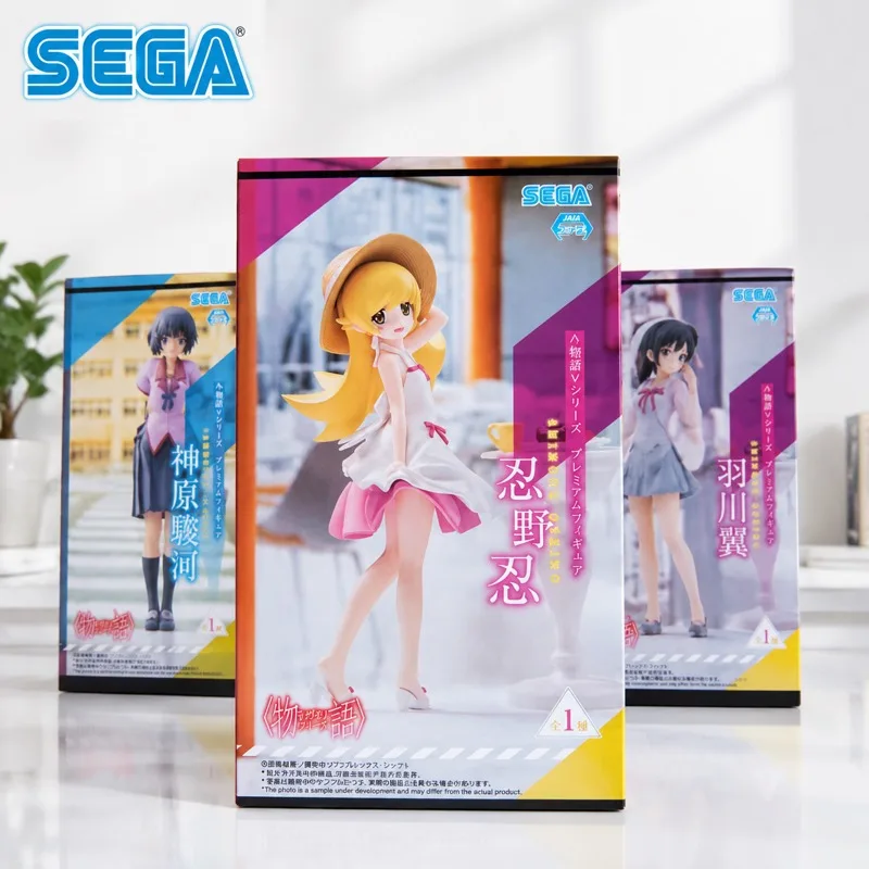 In Stock Sega Original Sega Monogatari Series Oshino Shinobu Action Figure Model Doll Brand New Boxed Anime Characters Toys