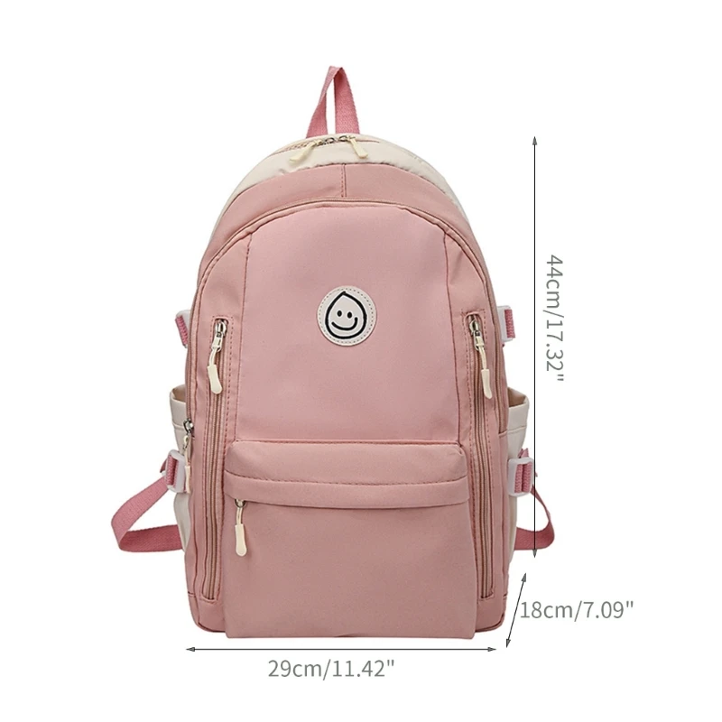 Mochila escolar para mulheres, cor sólida, laptop, bolsa escolar, adolescentes, meninas, capacidade, mochila viagem