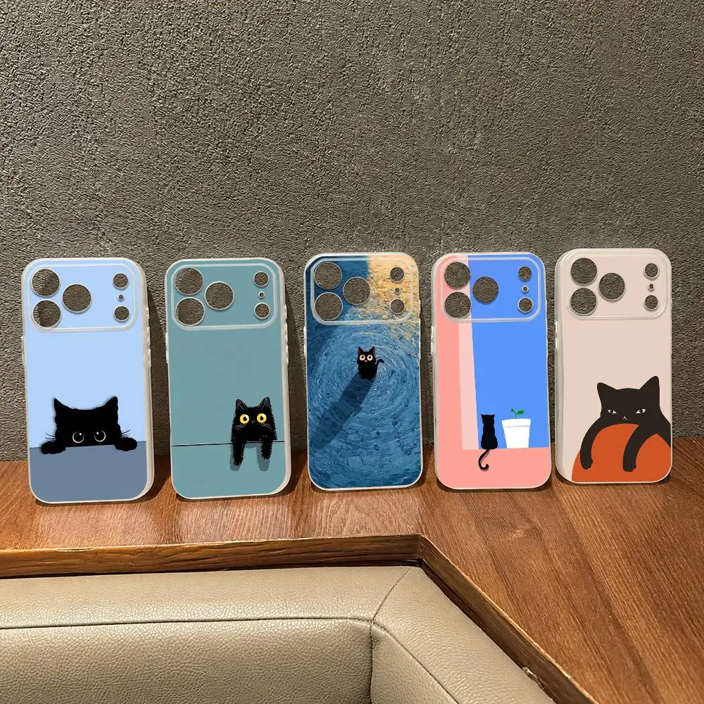 

Cute Cat For Magsafe Wireless Charging Case for iPhone 17 16 14 15 Plus 13 12 Pro Max Air 11 TPU Soft Cover