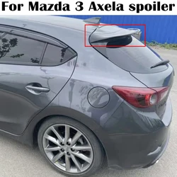 For Mazda 3 Axela Hatchback Spoiler 2014 2015 2016 2017 2018 2019 High Quality ABS Plastics Car Rear roof top wings spoiler
